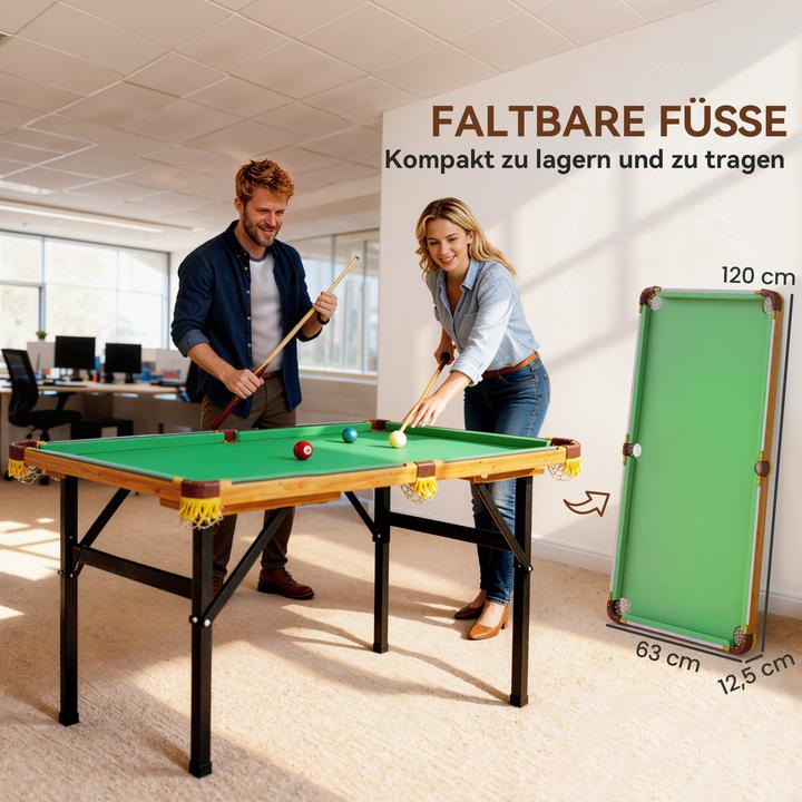 Produktbild SportNow Billardtische MDF, Polyester Grün