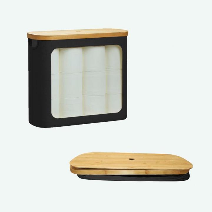 Actual product image Relaxdays Toilet roll storage