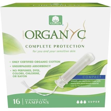 Produktbild Organyc Super Compact Applikator Tampons Super