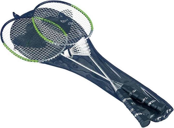 Productafbeelding Idee+spiel Badminton-Set Team 2 Schläger 65cm + 1 Federball (Overdekt)