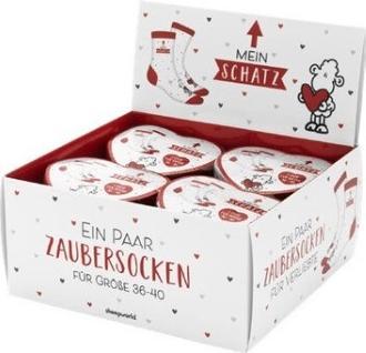 Actual product image Sheepworld Zaubersocken Motiv 'Schatz' (pack of 8, 36 - 40)