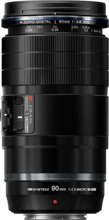 Image du produit OM System M.Zuiko Digital ED 90mm f/3.5 Macro IS Pro (Micro Four Thirds, Micro Four Thirds)