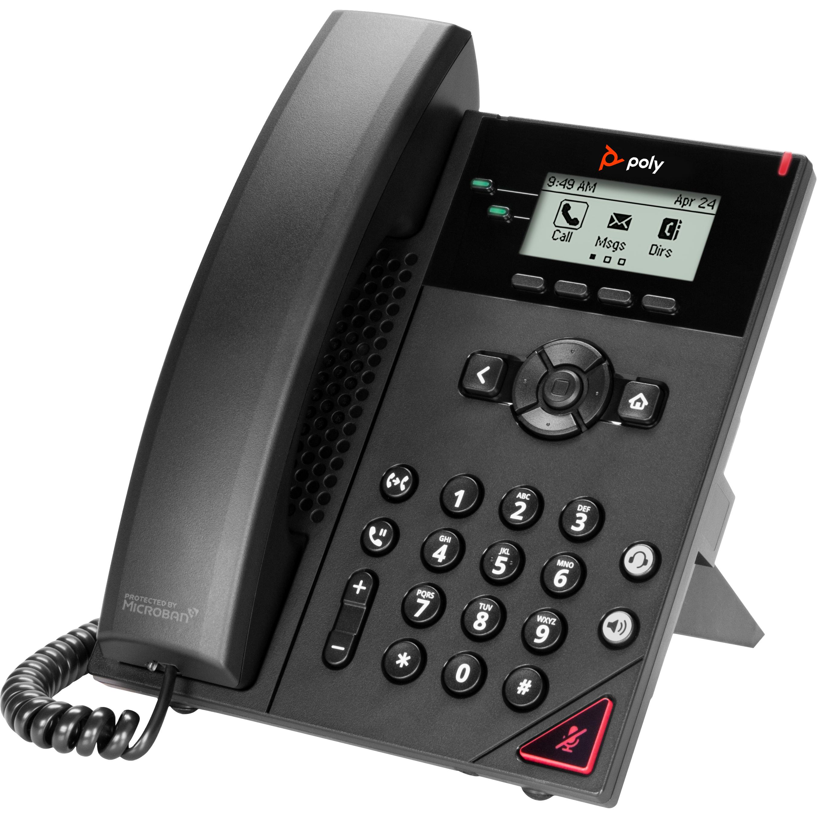 HP Poly VVX 150 2IPPH PoE-e No localization, Telefon, Schwarz