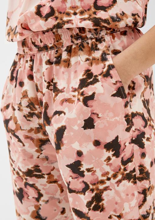 Produktbild S.Oliver Hose Loose: Hose mit Allover-Print (40)