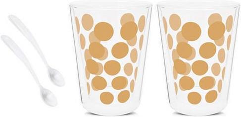 Produktbild Zak! Dot Dot 2 Teegläser gold (350 ml, 2 x)