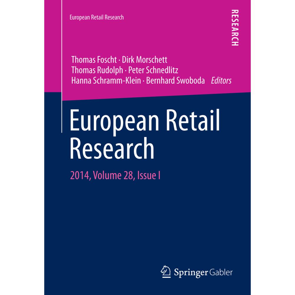 European Retail Research, Fachbücher von Hanna Schramm-Klein, Bernhard Swoboda, Thomas Rudolph, Dirk Morschett, Thomas F...