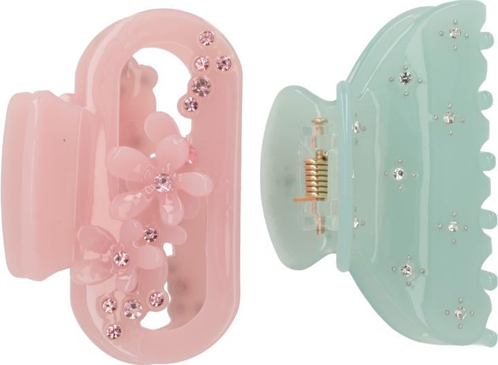 Immagine prodotto Trisa Fashion Set Haarklammern mit Strass Crème 2 Stk. (2 pz.)