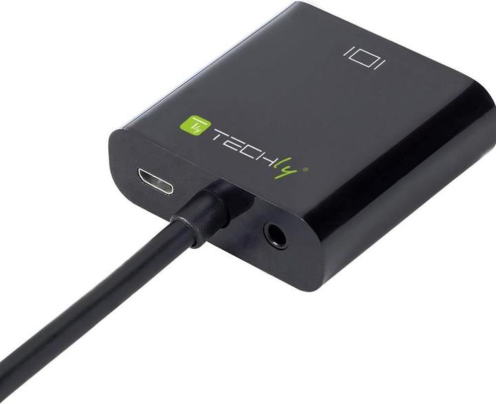 Produktbild Techly HDMI auf (VGA, Audio, 15 cm)