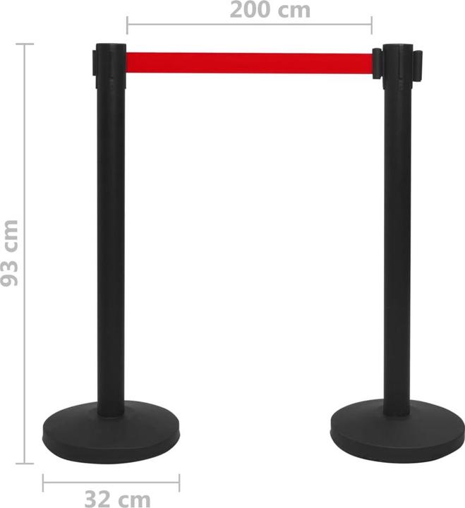 Produktbild vidaXL Personenleitsystem