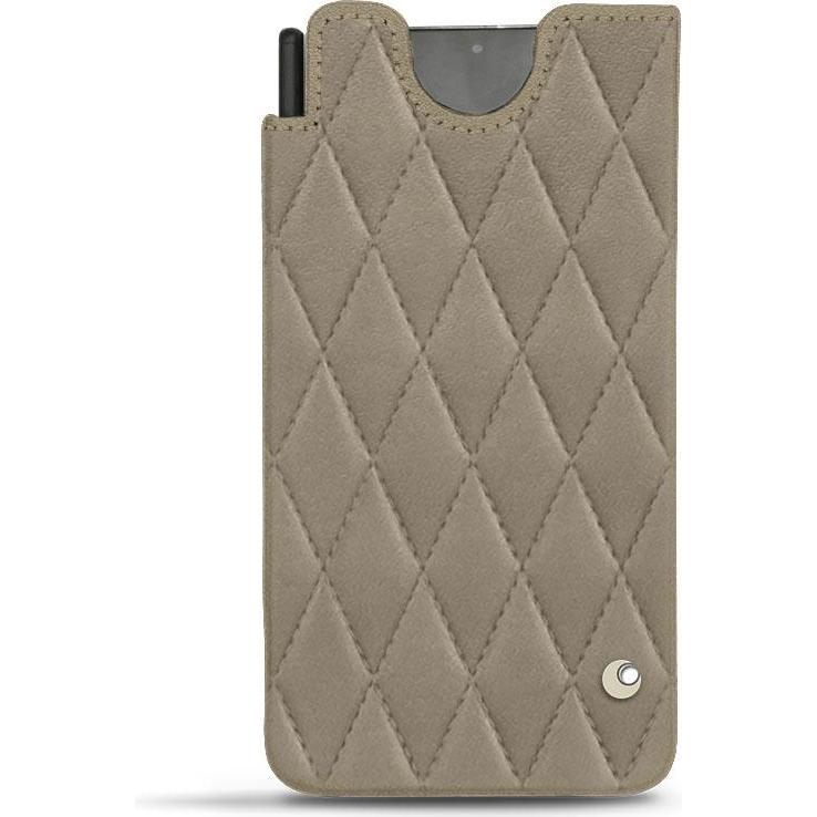 Noreve Lederschutzhülle (Samsung Galaxy S21 Ultra), Smartphone Hülle, Beige