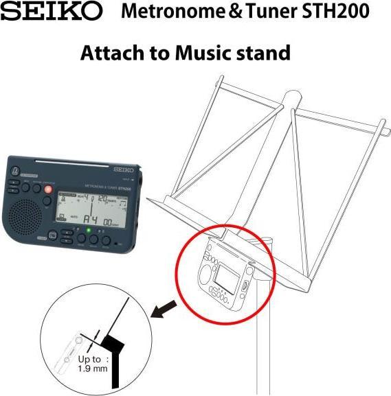 Produktbild Seiko Metronom STH-200 mit Stimmgerät-Funktion