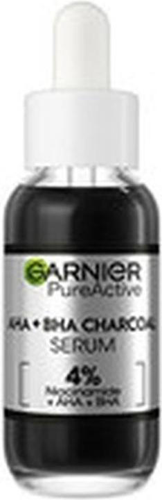 Actual product image Garnier Pure Active AHA + BHA Charcoal Serum (30 ml)
