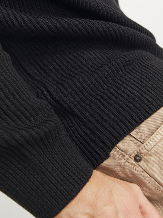Produktbild Jack & Jones Plus Size Strickpullover mit Halber Reissverschluss Strickpullover mit Halber Reissverschluss (6XL)