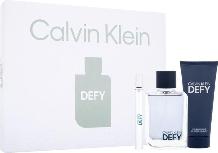 Immagine prodotto Calvin Klein SET Defy EDT spray 100ml + GEL DOCCIA 100ml + EDT 10ml (Eau de toilette, 100 ml)