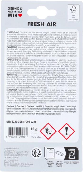 Image du produit Mr & Mrs Fragrance Scented Card Fresh Air