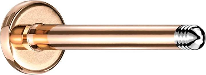 Actual product image Star Piercing Micro Labret-Stab rosegold (without brass, Titanium)