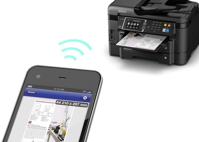 Actual product image Epson WF-3640DTWF WorkForce (Ink, Colour)
