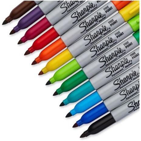 Produktbild Sharpie Fein (Grau, Mehrfarbig, 18 x)