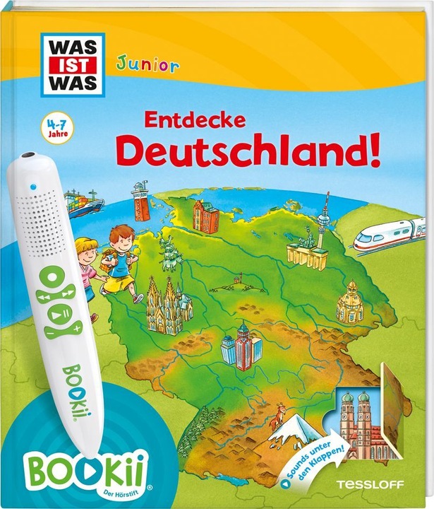 WAS IST WAS Junior Entdecke Deutschland! (Tedesco, Bärbel Oftring, Claudia Kaiser, Martin Lickleder, 2018)