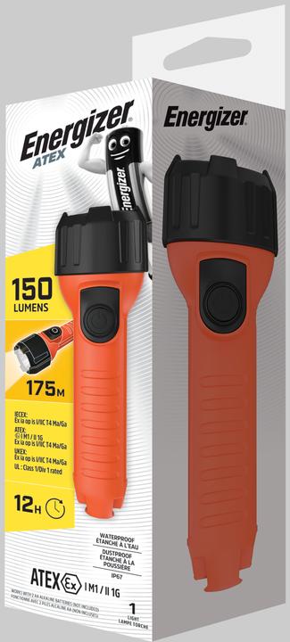 Actual product image Energizer Flashlight Atex Light 2AA (18.70 cm, 150 lm)