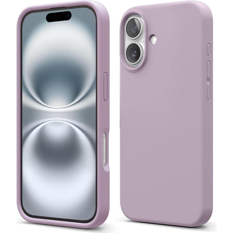 Screenguard Apple iPhone 16 Plus Liquid Silicone Case Hülle (Apple iPhone 16 Plus), Smartphone Hülle, Violett
