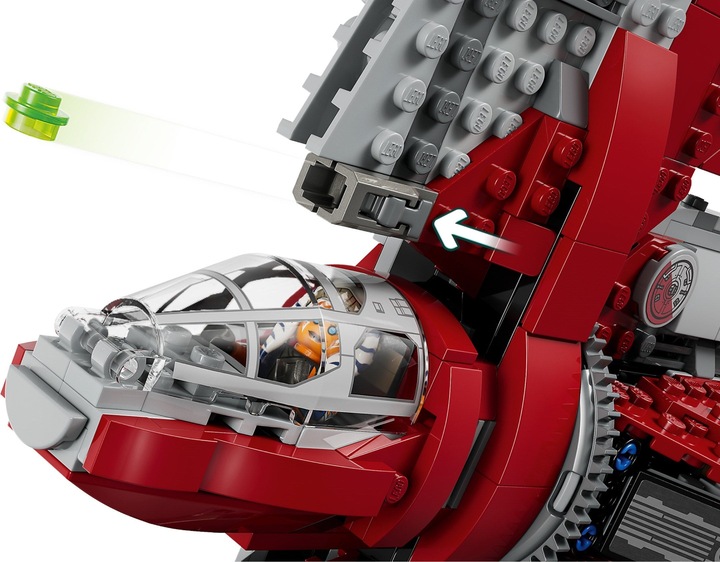 Actual product image LEGO Ahsoka Tanos T-6 Jedi Shuttle (75362, LEGO Star Wars)