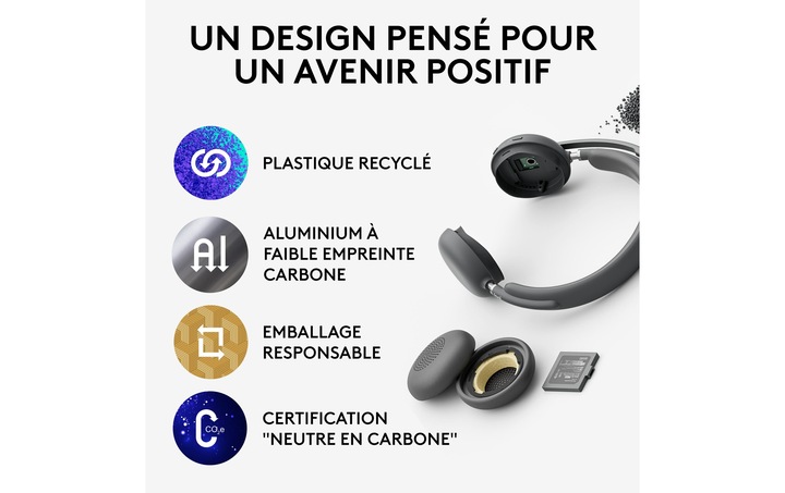 Produktbild Logitech Zone Wireless 2 (Kabelgebunden, Kabellos, USB-C)