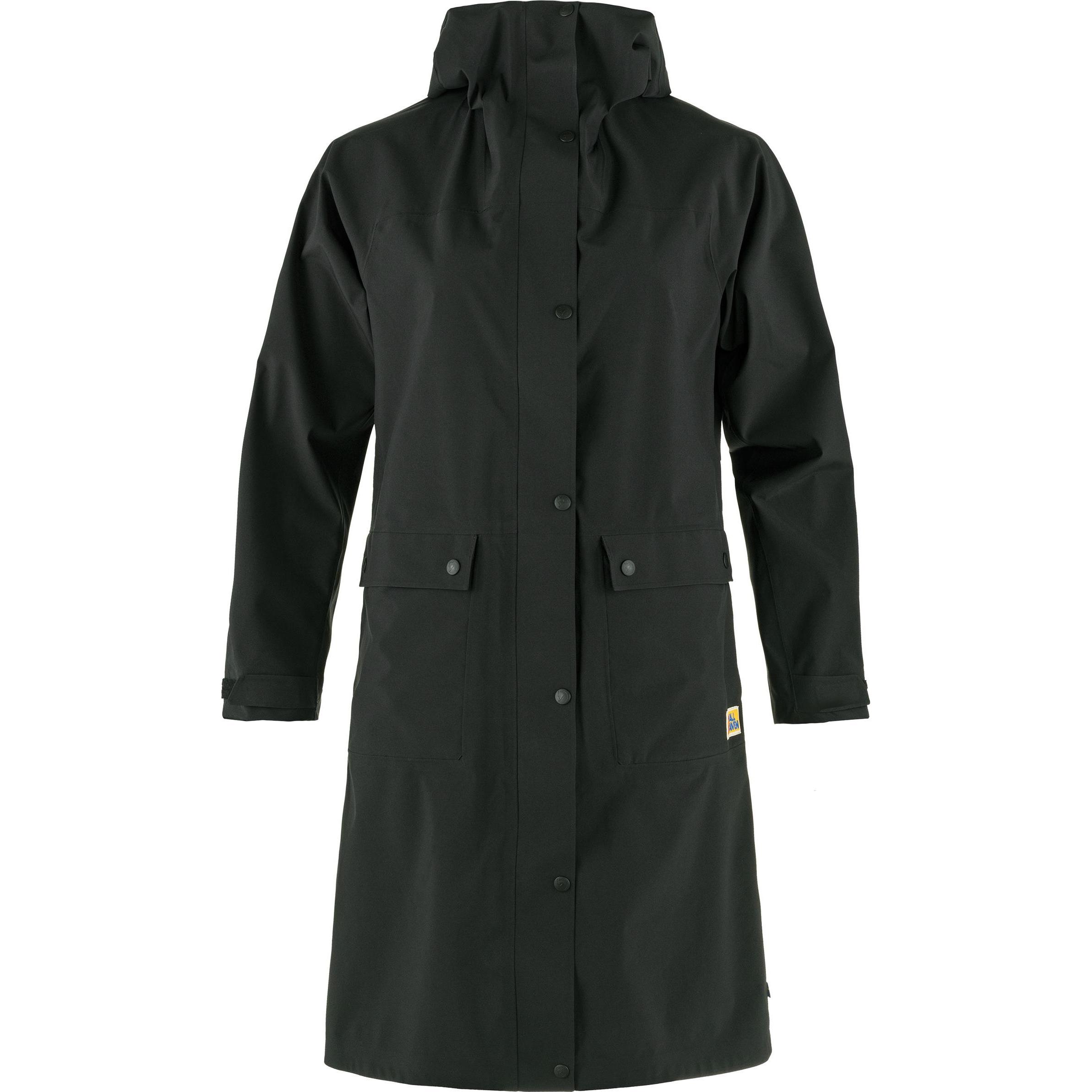 Fjällräven, Damen, Jacke, Vardag Rain Parka W (L), Schwarz, L
