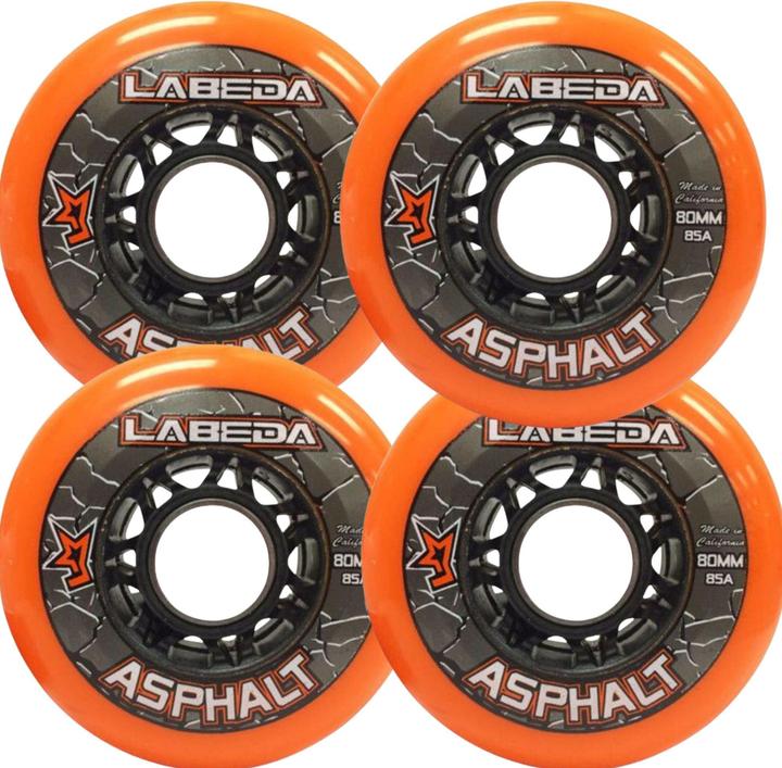 Image du produit Labeda Roues ASPHALT ORANGE 4 pcs (59 mm) (59 mm, 85A)