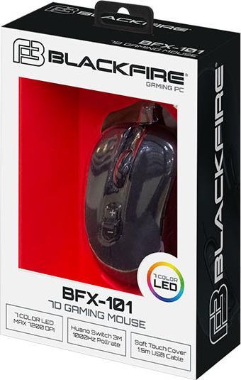 Produktbild Ardistel Gaming Mouse 7colors LED 7200DPI Blackfire BFX-101