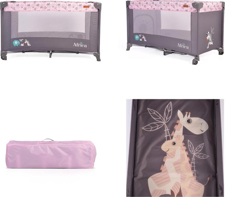 Actual product image Cangaroo Travel cot Africa (60 x 120 cm)