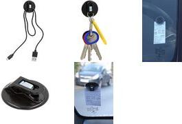 Image du produit Wedo Kit de support universel pour ticket de stationnement, noir