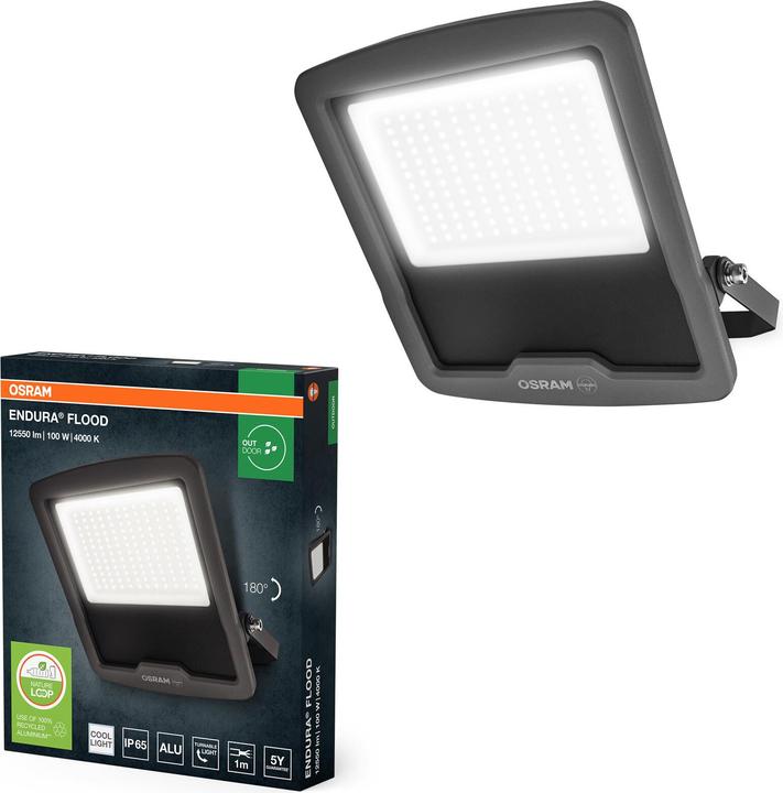 Produktbild Osram LED Fluter ENDURA Flood Cool White PCR Neutralweiss 4099854487330 (12000 lm, IP65)