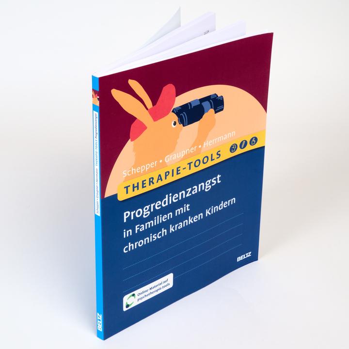 Actual product image Therapie-Tools Progredienzangst in Familien mit chronisch kranken Kindern (German, Florian Schepper, Jessy Herrmann, Sylvia Graupner, 2024)