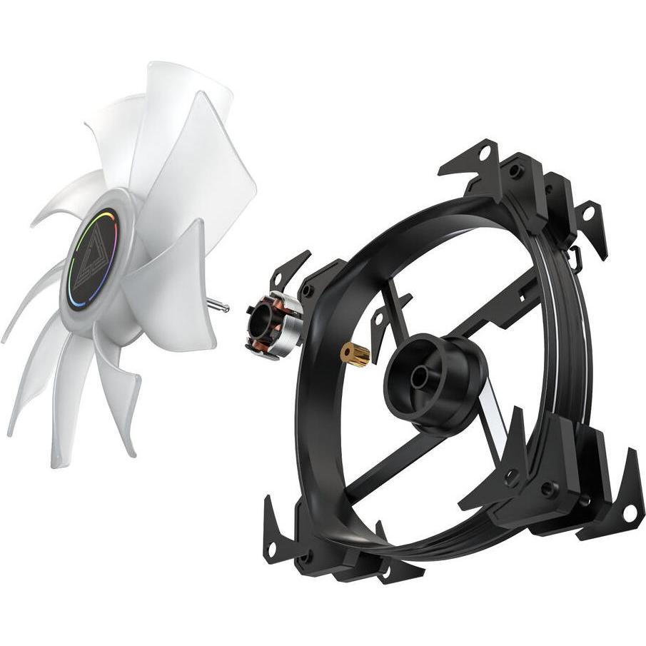 Thumbnail - Montech HP140 ARGB PWM Black (140 mm, 1 x), PC Lüfter, Schwarz