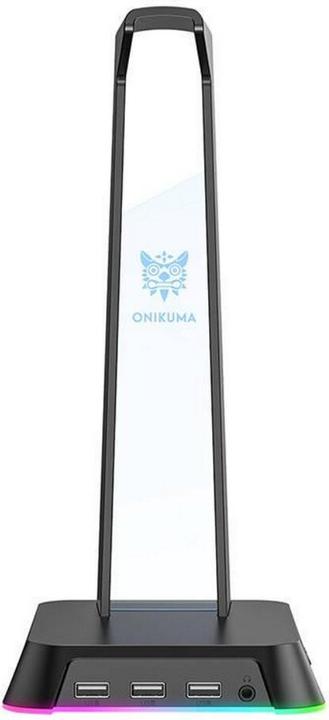 Produktbild Onikuma Stojak na słuchawki z podświetleniem RGB ST2 czarny