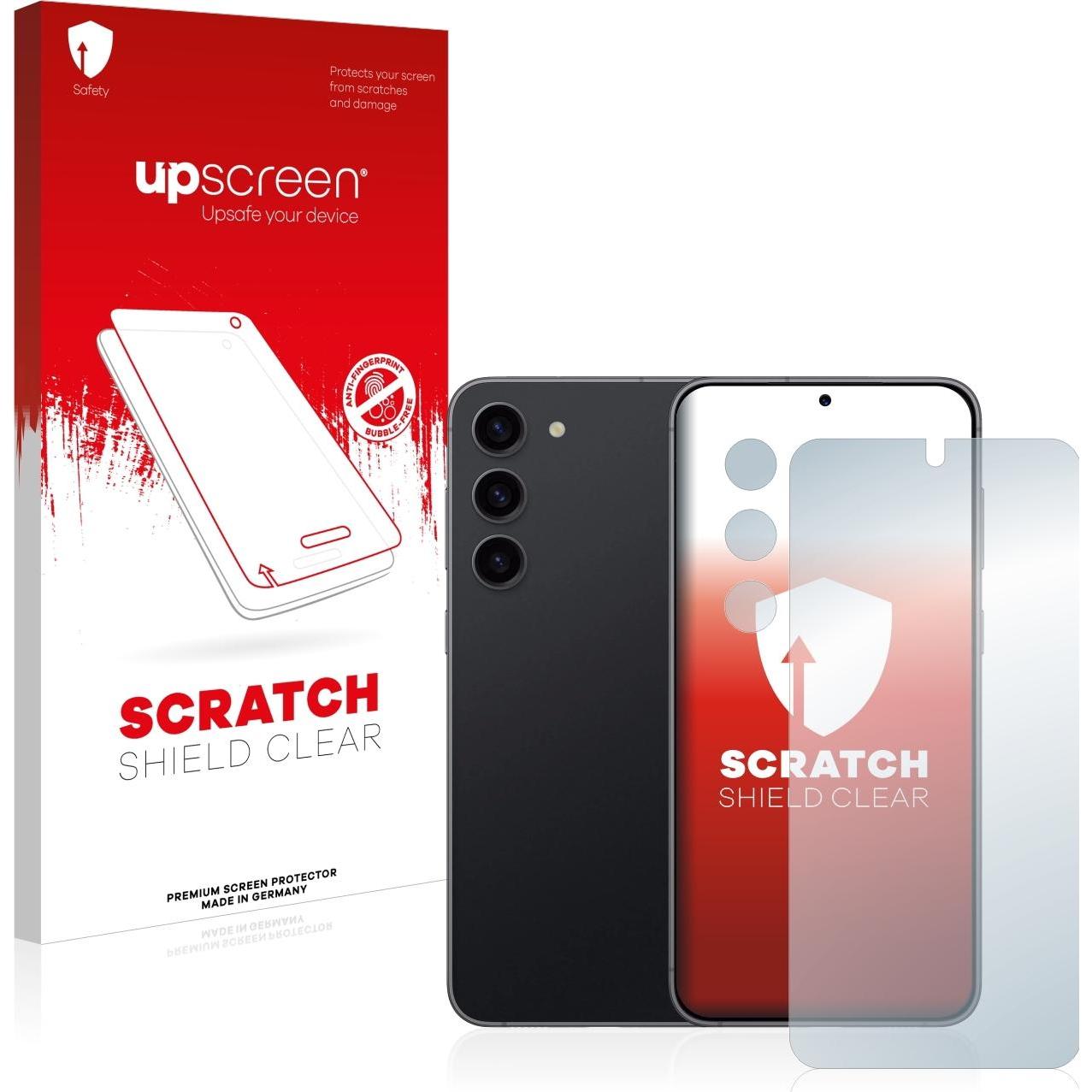 upscreen Scratch Shield Displayschutz (1 Stück, Samsung Galaxy S21), Smartphone Schutzfolie, Transparent