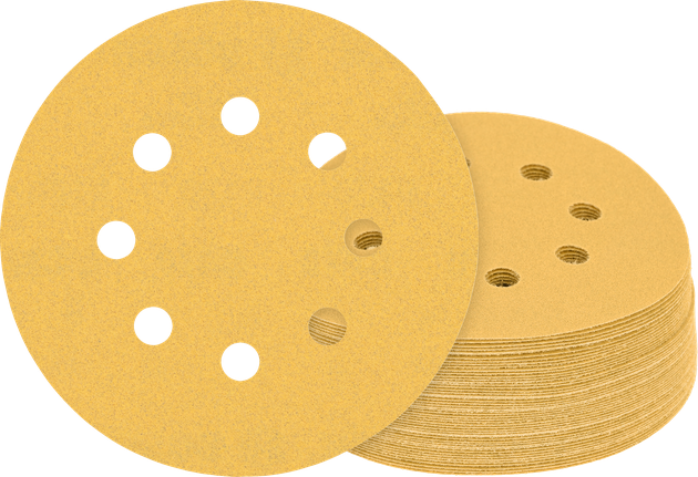 Actual product image Bosch Professional Zubehör EXPERT C470 Sanding paper with 8 holes for random orbital sanders, 125 mm, G 80, 50 pcs. (80)