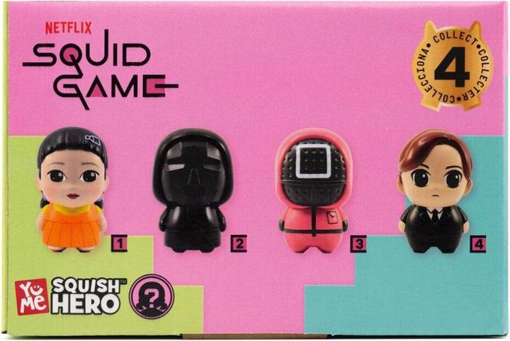 Actual product image YuMe Squid Game Squish Hero anti-stress figure (random model)
