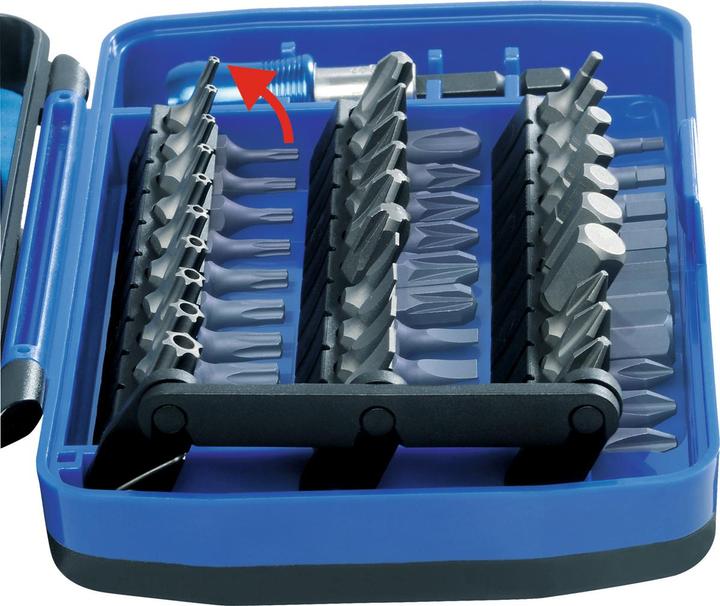 Actual product image HEYTEC Socket spanner and bits set, 44 pcs.