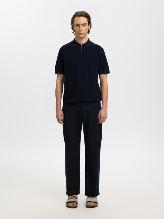 Produktbild Selected Slhcran Ss Knit Structure Zip Polo Noos (M)