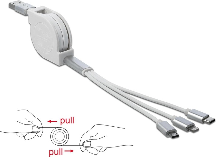 Actual product image Delock USB 3.0 adapter cable (0.98 m, USB 2.0)
