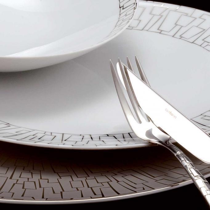 Produktbild Rosenthal Platte 38 cm - TAC Gropius Skin Platin (1 x, 38 cm)