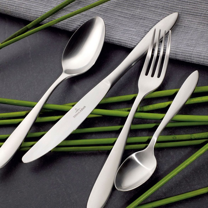 Produktbild Villeroy & Boch Tafelbesteck 68tlg. Arthur gebürstet (68 Stück, Besteck Set)