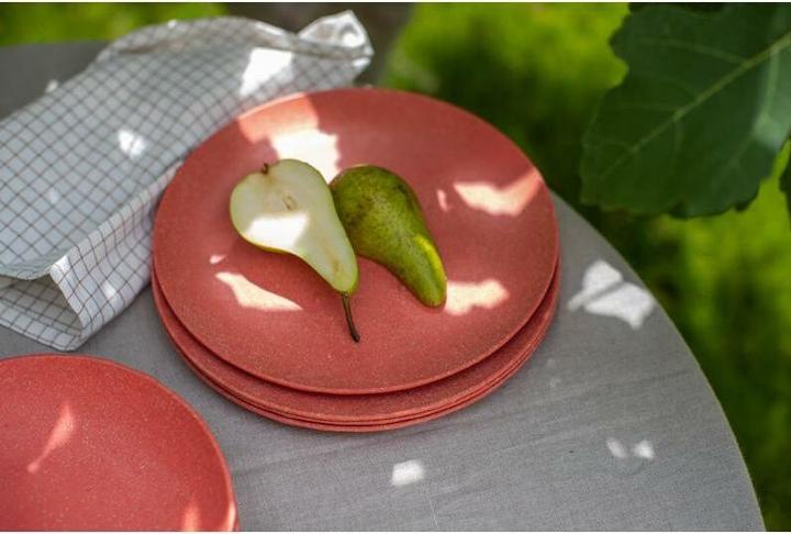 Actual product image Koziol Soup & Pasta Plate Club 4 pieces, Red (4 x, 22 cm)