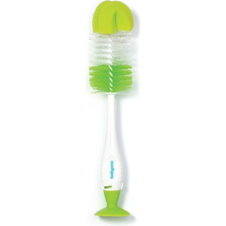 Babyono, Bodylotion, 728/02 Small Shoe Brush with Suction - Green