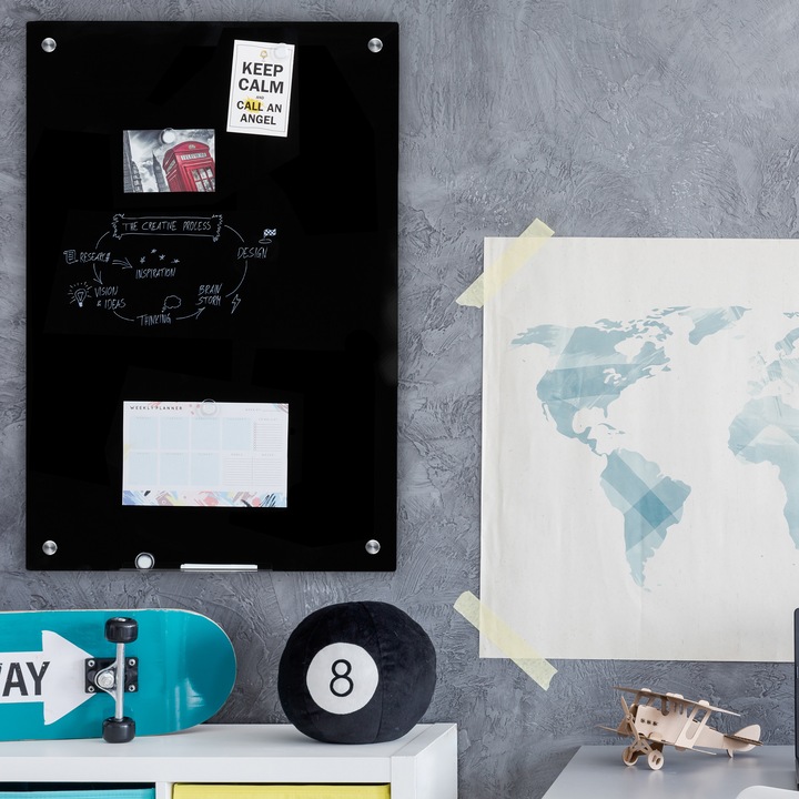 Produktbild Relaxdays Glas Magnettafel (90 x 6.5 x 60 cm)