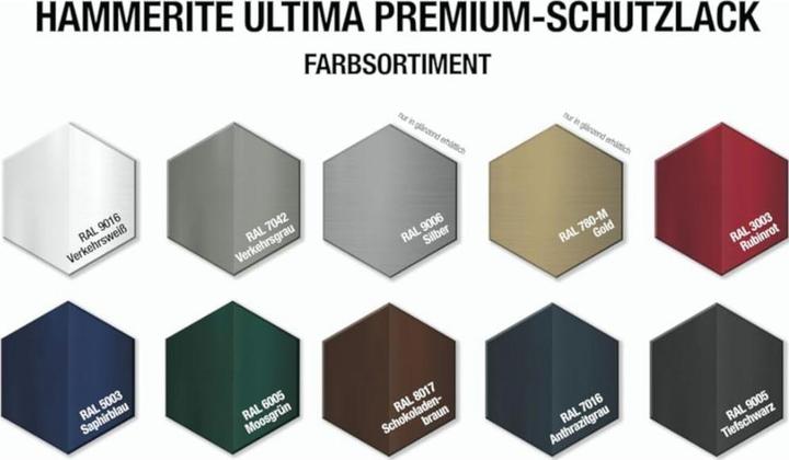 Actual product image Hammerite Metal protective lacquer ULTIMA gloss (750 ml, Deep black)
