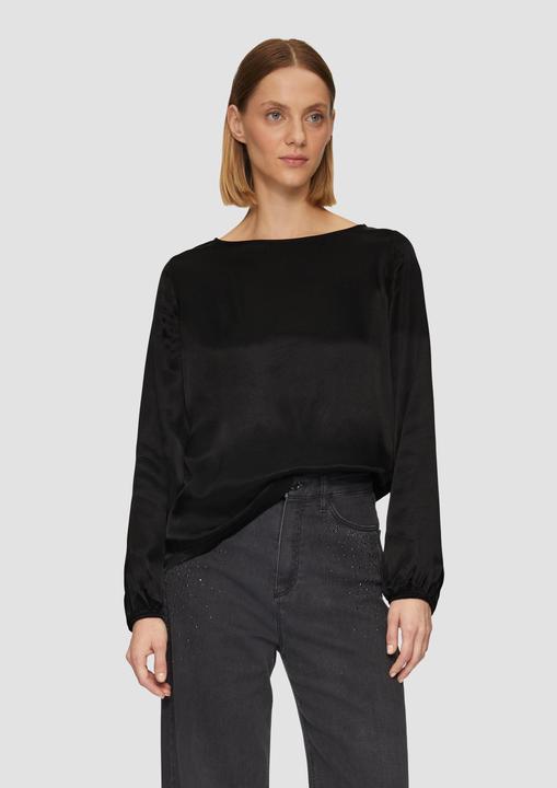 Immagine prodotto s.Oliver T-Shirt Satiniertes Blusenshirt aus Viskose (36)