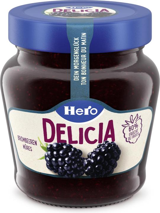 Actual product image Hero Delicia blackberry jam (290 g)